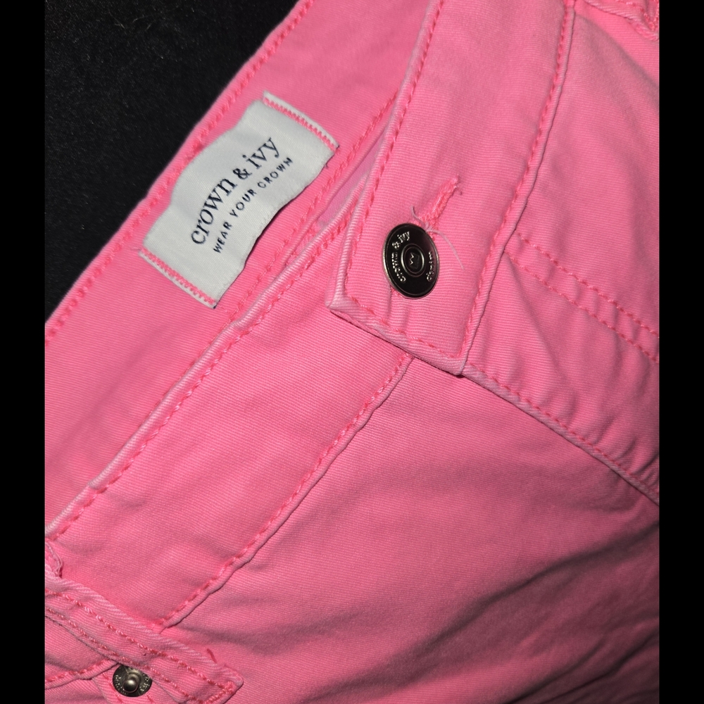 Crown & Ivy Hot Pink High Rise Skinny Jeans - NWOT ‼️
